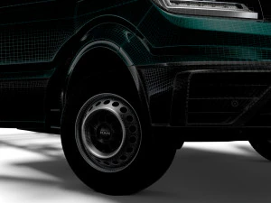 MAN TGE Chassis SingleCab L1 HQInterior 2023 3D Model