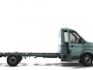 MAN TGE Chassis SingleCab L2 HQInterior 2023 3D Model