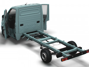 MAN TGE Chassis SingleCab L2 HQInterior 2023 3D Model