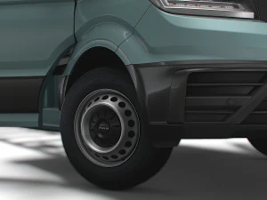 MAN TGE Chassis SingleCab L2 HQInterior 2023 3D Model