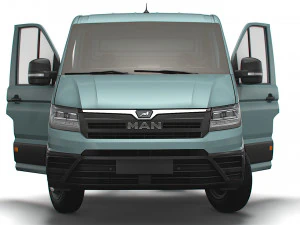 MAN TGE Chassis SingleCab L2 HQInterior 2023 3D Model
