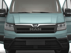 MAN TGE Chassis SingleCab L2 HQInterior 2023 3D Model
