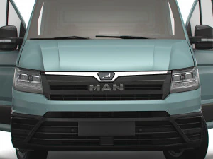 MAN TGE Chassis SingleCab L2 HQInterior 2023 3D Model