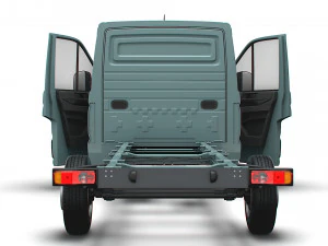 MAN TGE Chassis SingleCab L2 HQInterior 2023 3D Model