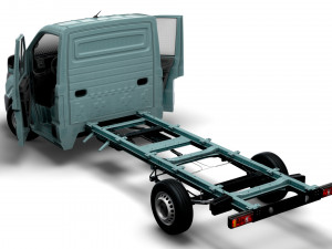 MAN TGE Chassis SingleCab L2 HQInterior 2023 3D Model