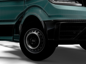 MAN TGE Chassis SingleCab L2 HQInterior 2023 3D Model