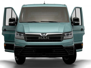 MAN TGE Chassis SingleCab L2 HQInterior 2023 3D Model