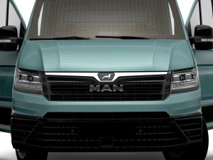 MAN TGE Chassis SingleCab L2 HQInterior 2023 3D Model