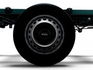 MAN TGE Chassis SingleCab L2 HQInterior 2023 3D Model