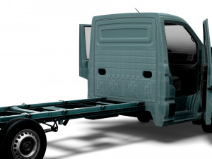 MAN TGE Chassis SingleCab L2 HQInterior 2023 3D Model