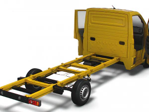 MAN TGE Chassis SingleCab L3 HQInterior 2023 3D Model