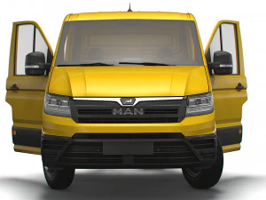 MAN TGE Chassis SingleCab L3 HQInterior 2023 3D Model