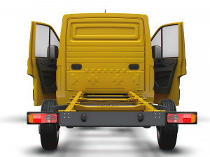 MAN TGE Chassis SingleCab L3 HQInterior 2023 3D Модель
