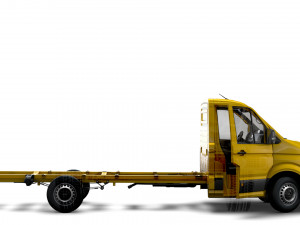 MAN TGE Chassis SingleCab L3 HQInterior 2023 3D Модель