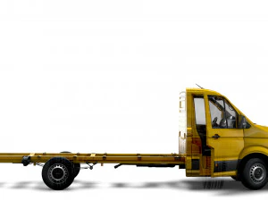 MAN TGE Chassis SingleCab L3 HQInterior 2023 3D Model