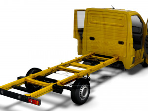 MAN TGE Chassis SingleCab L3 HQInterior 2023 3D Модель