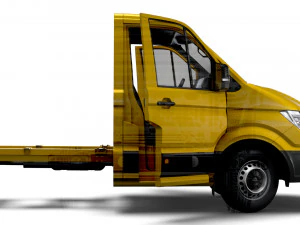 MAN TGE Chassis SingleCab L3 HQInterior 2023 3D Model
