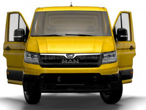 MAN TGE Chassis SingleCab L3 HQInterior 2023 3D Model