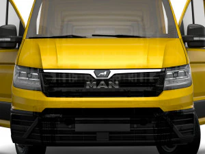 MAN TGE Chassis SingleCab L3 HQInterior 2023 3D Model