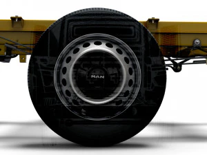 MAN TGE Chassis SingleCab L3 HQInterior 2023 3D Model