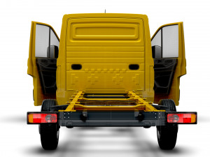 MAN TGE Chassis SingleCab L3 HQInterior 2023 3D Модель