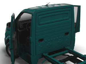 VW Crafter Chassis SingleCab L1 HQInterior 2023 3D Model