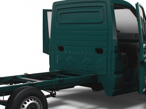 VW Crafter Chassis SingleCab L1 HQInterior 2023 3D Model