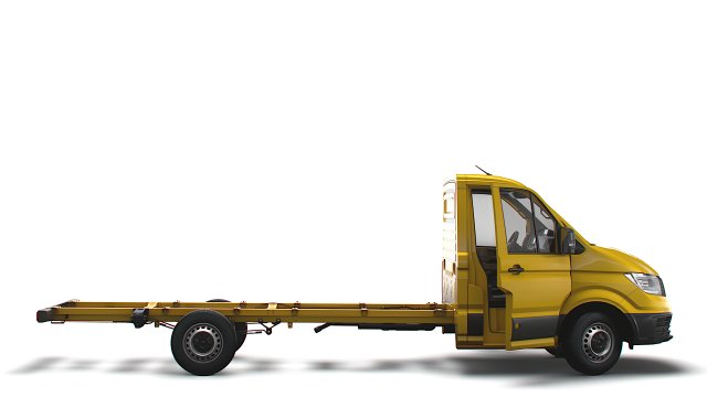 VW Crafter Chassis SingleCab L3 HQInterior 2023 3D in