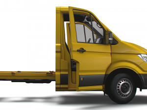 VW Crafter Chassis SingleCab L3 HQInterior 2023 3Dモデル