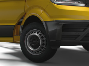 VW Crafter Chassis SingleCab L3 HQInterior 2023 3Dモデル
