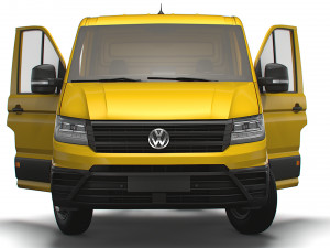 VW Crafter Chassis SingleCab L3 HQInterior 2023 3Dモデル