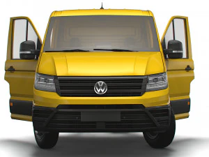 VW Crafter Chassis SingleCab L3 HQInterior 2023 3D Model