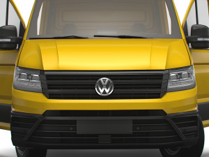 VW Crafter Chassis SingleCab L3 HQInterior 2023 3Dモデル