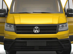 VW Crafter Chassis SingleCab L3 HQInterior 2023 3D Model