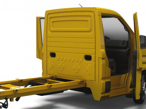 VW Crafter Chassis SingleCab L3 HQInterior 2023 3Dモデル