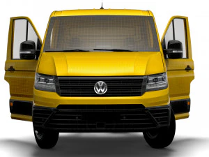 VW Crafter Chassis SingleCab L3 HQInterior 2023 3D Model