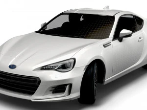 Subaru BRZ 2017 Modelo 3D