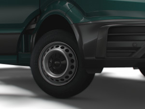 MAN TGE Double Cab Tipper HQ Interior 2023 3D 모델