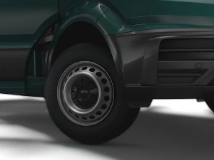 MAN TGE Double Cab Tipper HQ Interior 2023 3D Model