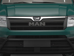 MAN TGE Double Cab Tipper HQ Interior 2023 3D 모델