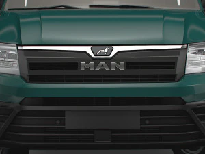MAN TGE Double Cab Tipper HQ Interior 2023 3D Model