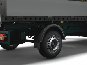 MAN TGE Double Cab Tipper HQ Interior 2023 3D Model