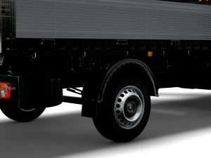 MAN TGE Double Cab Tipper HQ Interior 2023 3D Model