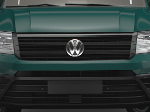 VW Crafter Double Cab Tipper HQ Interior 2023 3D Model