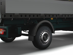 VW Crafter Double Cab Tipper HQ Interior 2023 3D Model