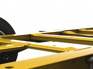 MAN TGE Flat frame chassis HQ Interior 2023 3D Модель