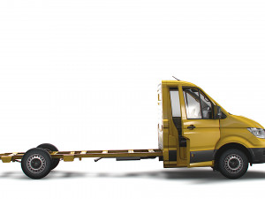 VW Crafter Flat frame chassis HQ Interior 2023 3D Модель