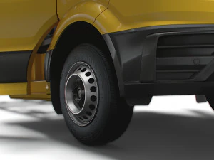 VW Crafter Flat frame chassis HQ Interior 2023 3D Model