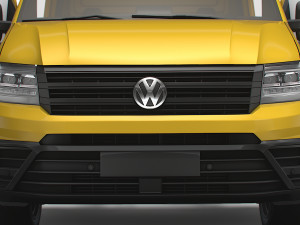 VW Crafter Flat frame chassis HQ Interior 2023 3D Модель