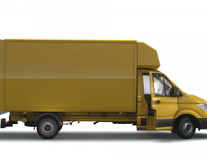 वीडब्ल्यू क्राफ्टर ल्यूटन टेल लिफ्ट मुख्यालय इंटीरियर 2023 3D मॉडल